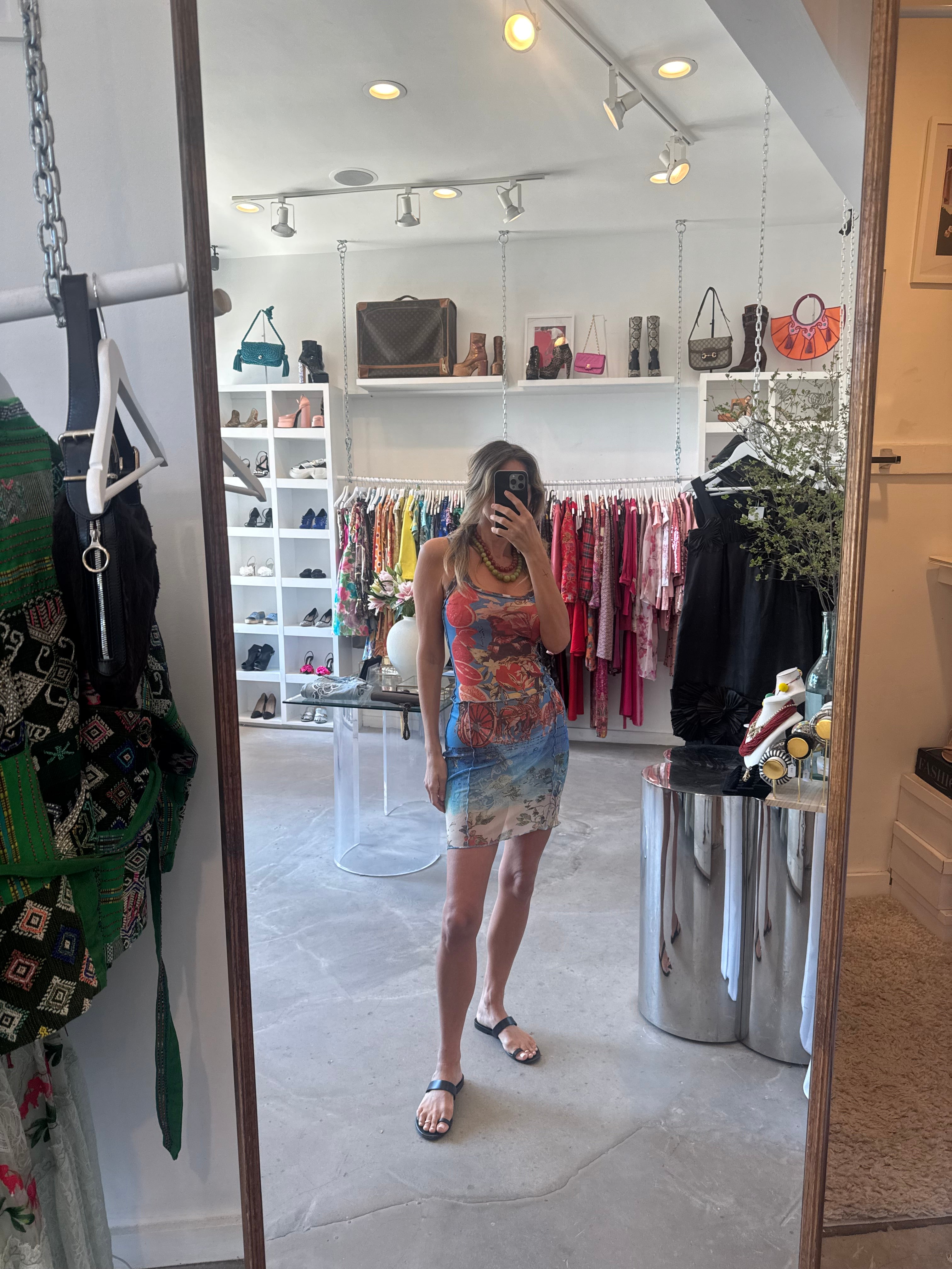 Mesh Vintage Dress