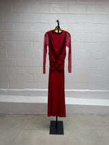 Red Beaded dress