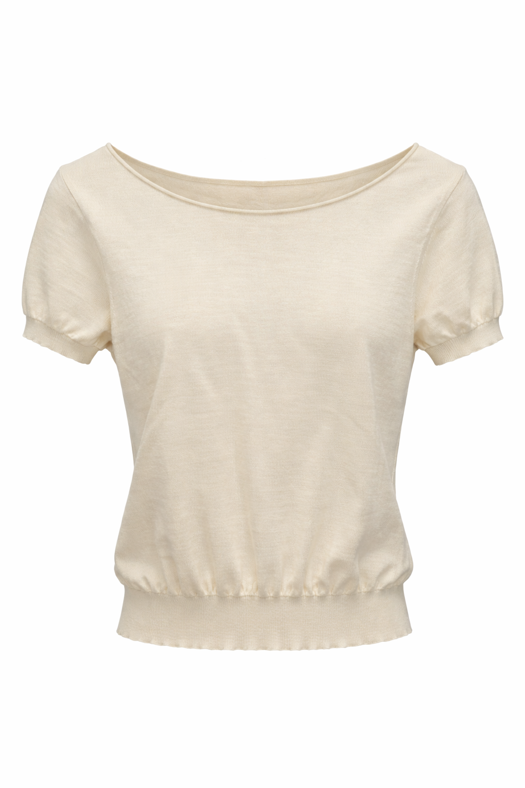 Cream Cashmere Top