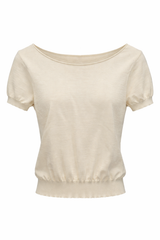 Cream Cashmere Top