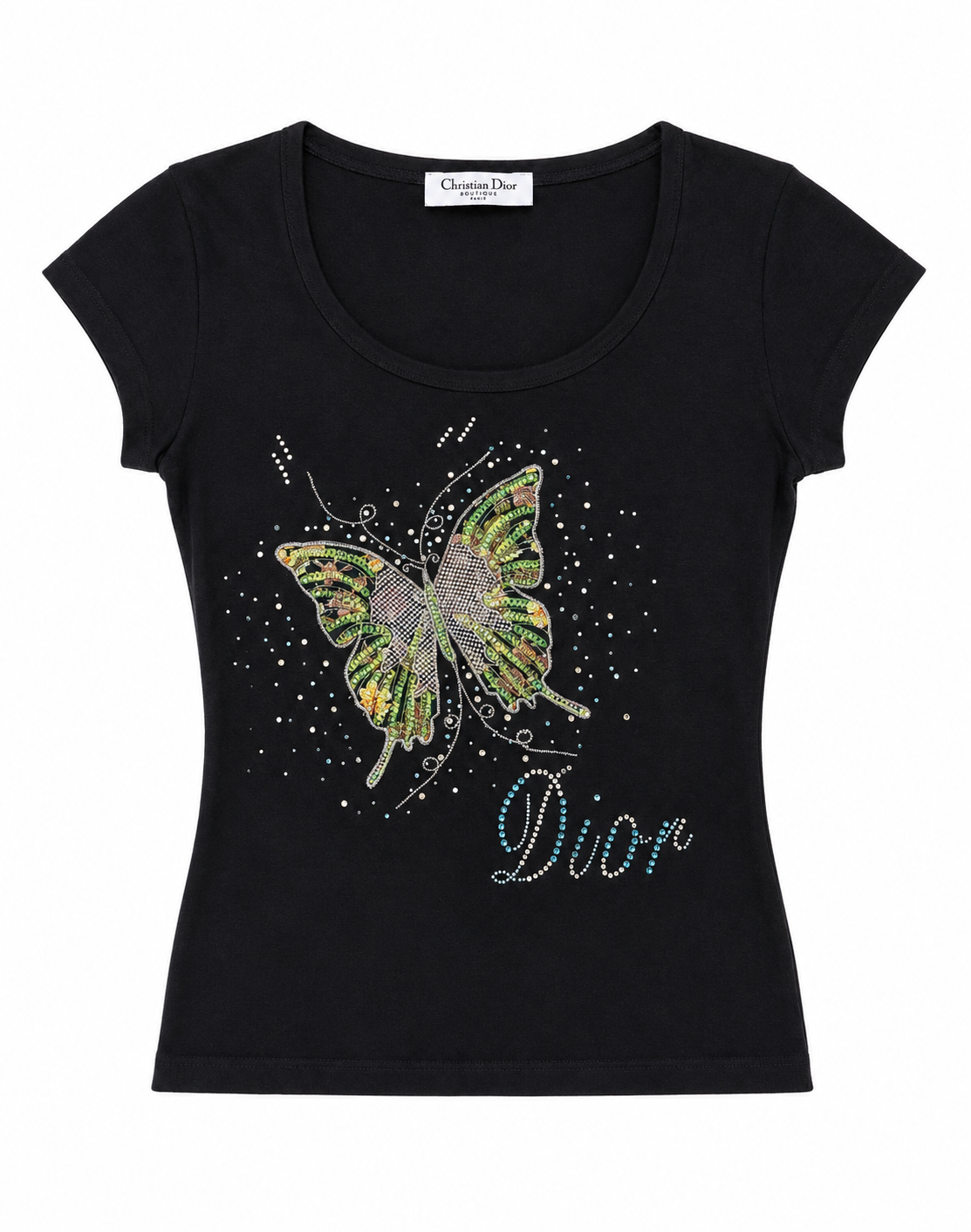 Brown Butterfly T-Shirt early 2000's