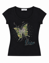 Brown Butterfly T-Shirt early 2000's