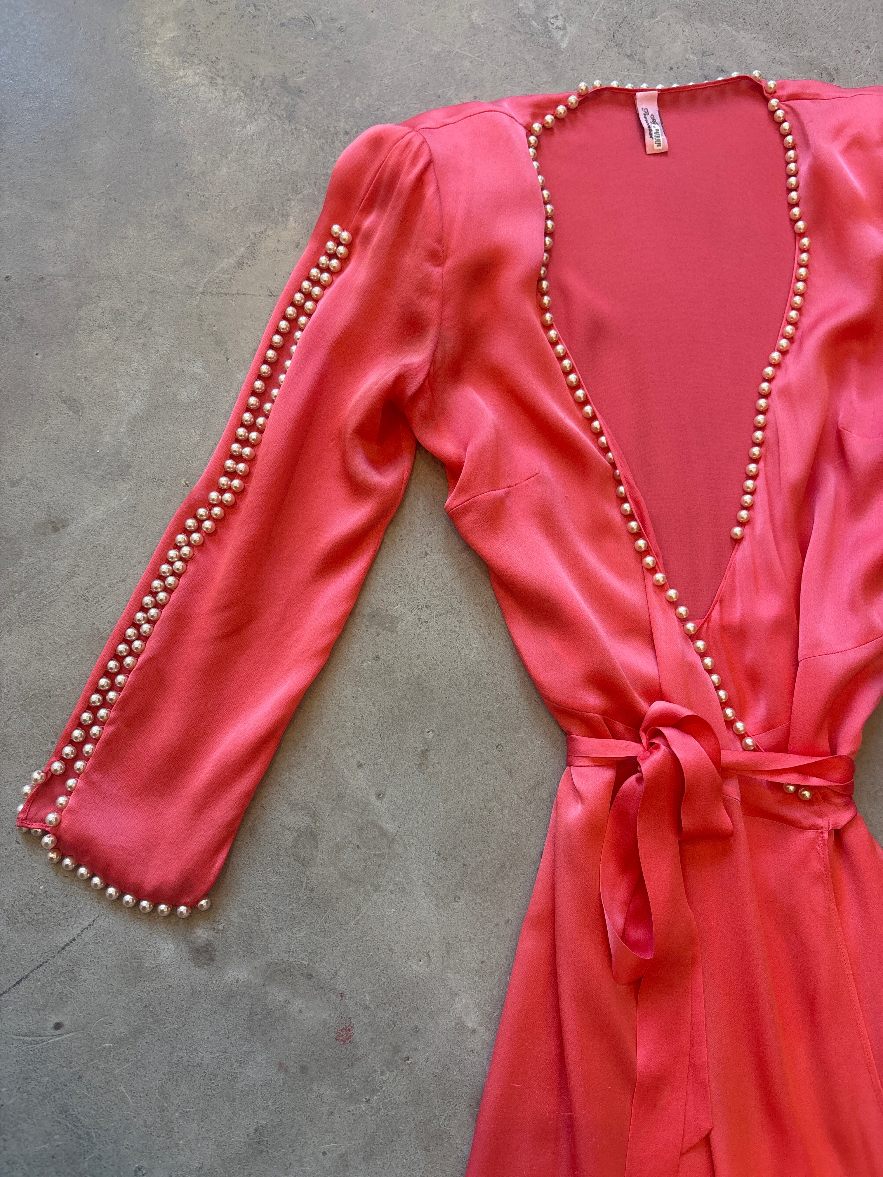Pink Wrap Dress