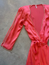 Pink Wrap Dress