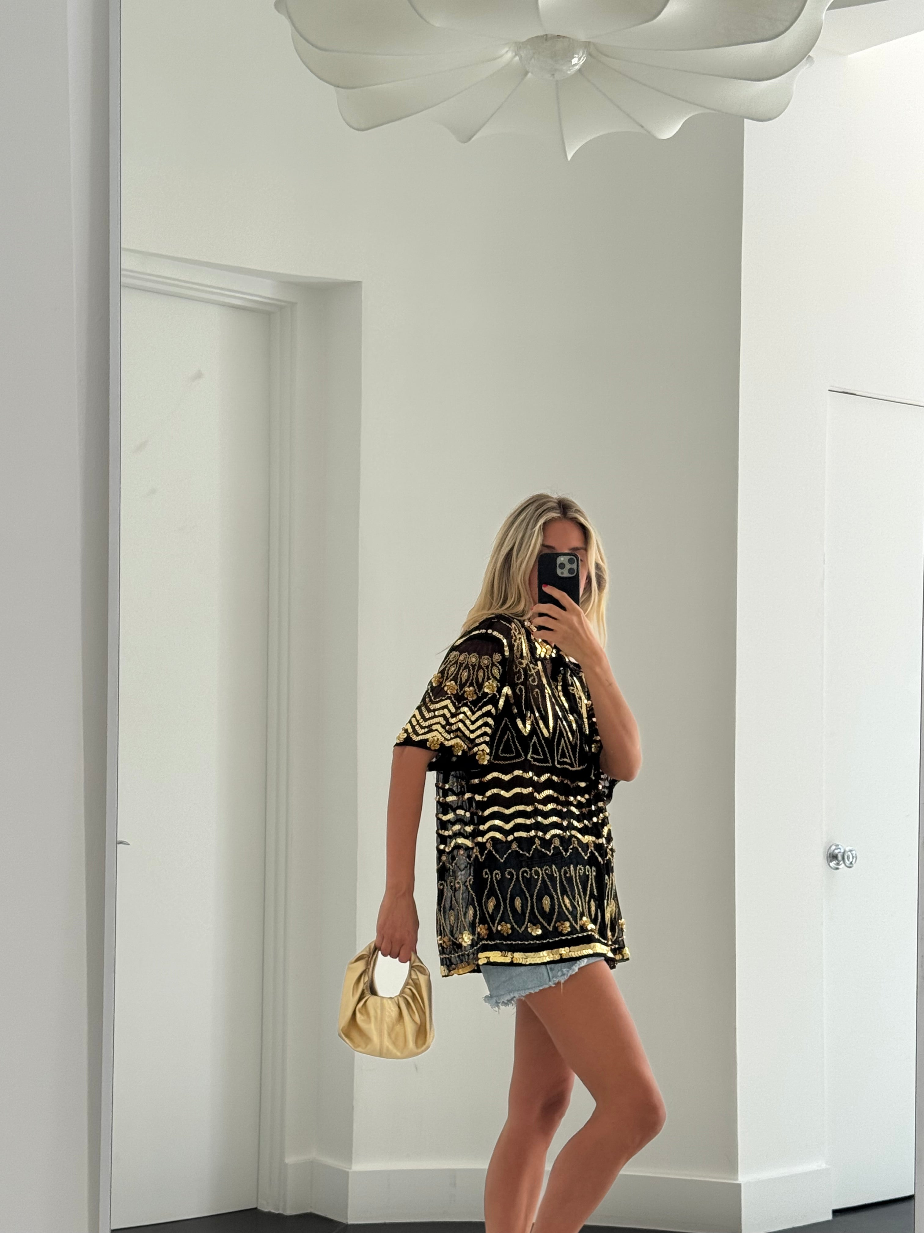 "After Party" Embellished Shirt