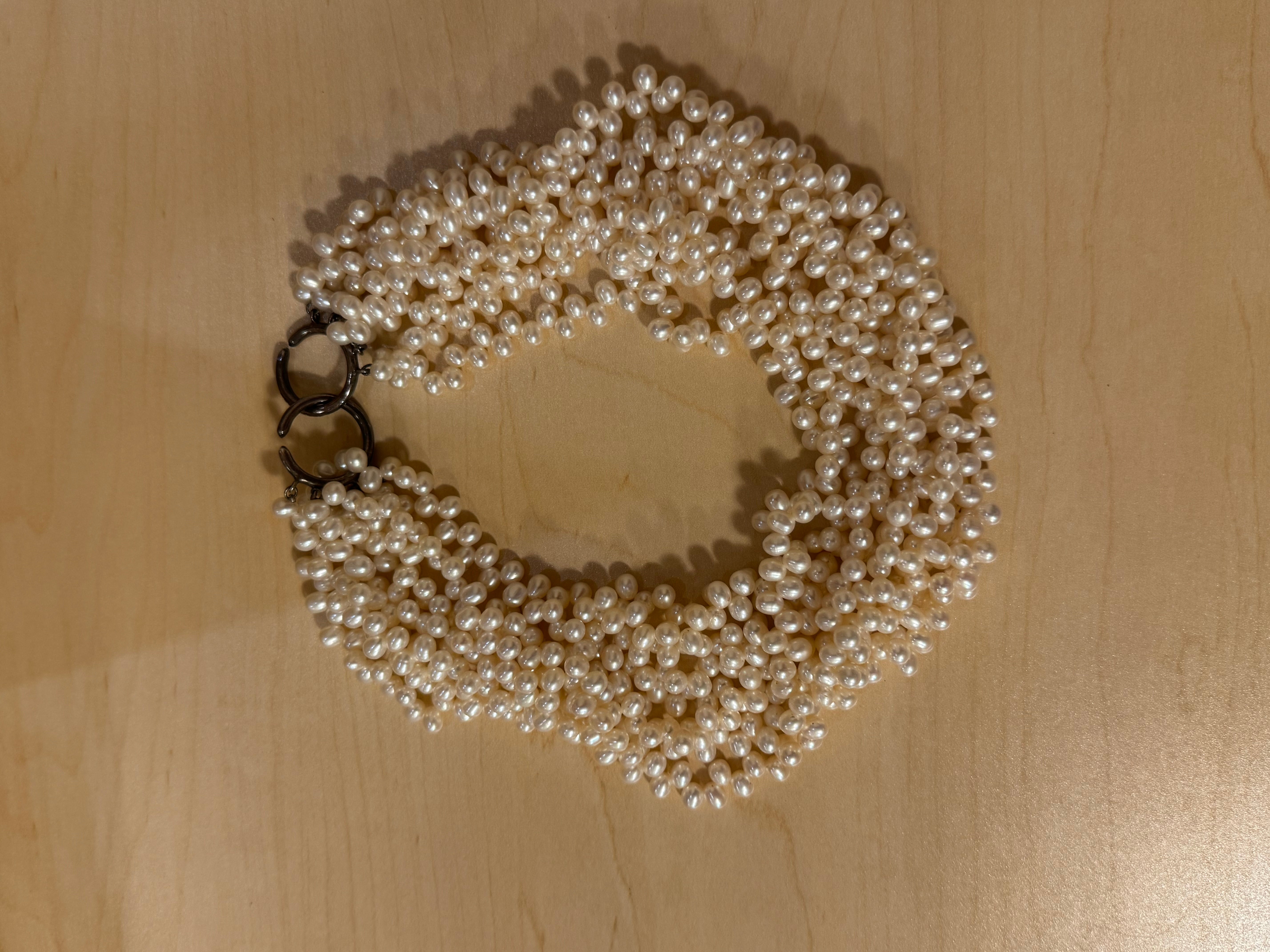 Paloma Picasso 18K Multi Strand Pearl Necklace