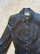 Backless Black Jacket