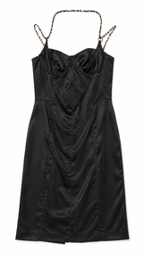 Halter Neck Black Dress