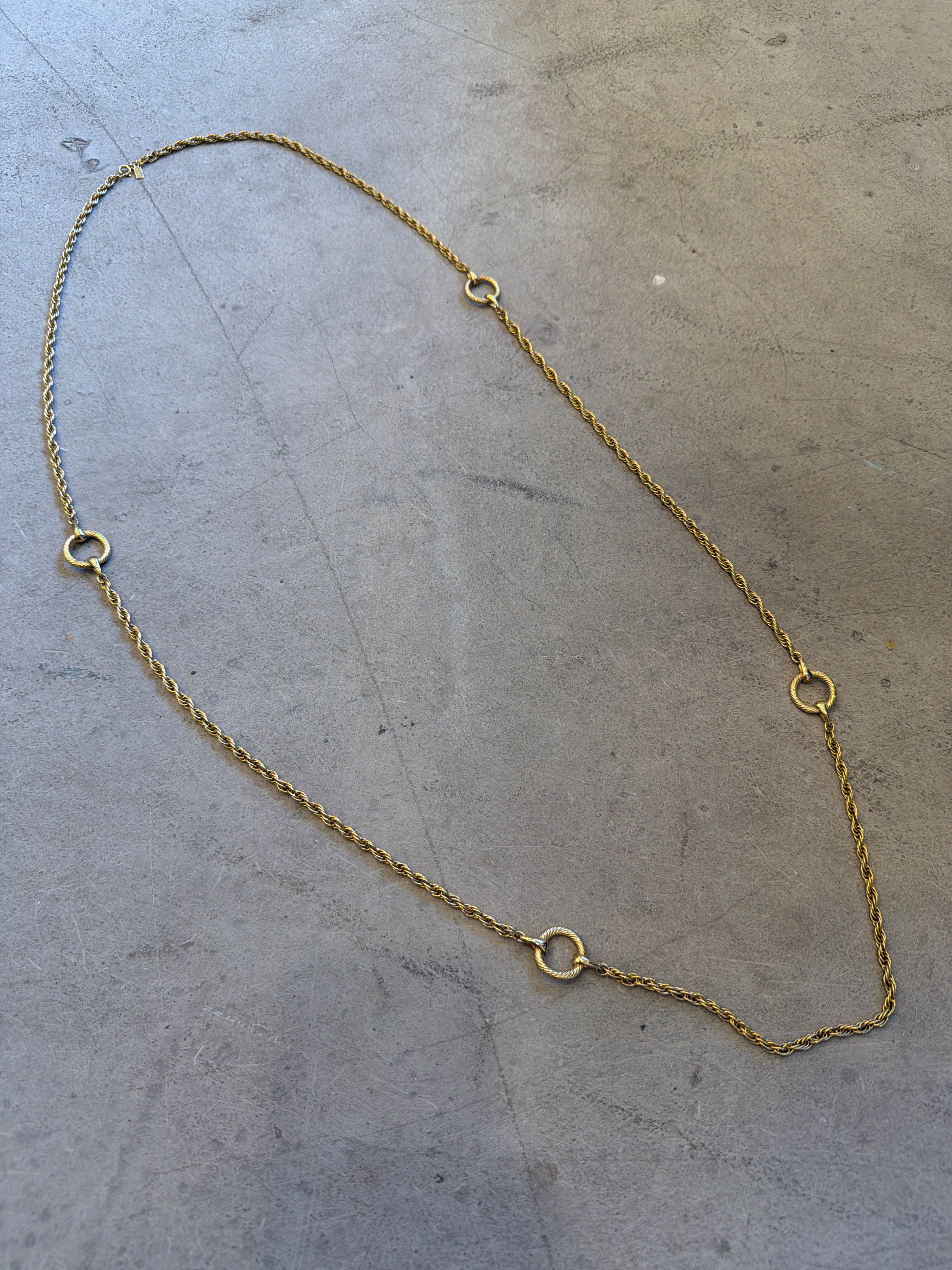 Loop Chain Rope Necklace