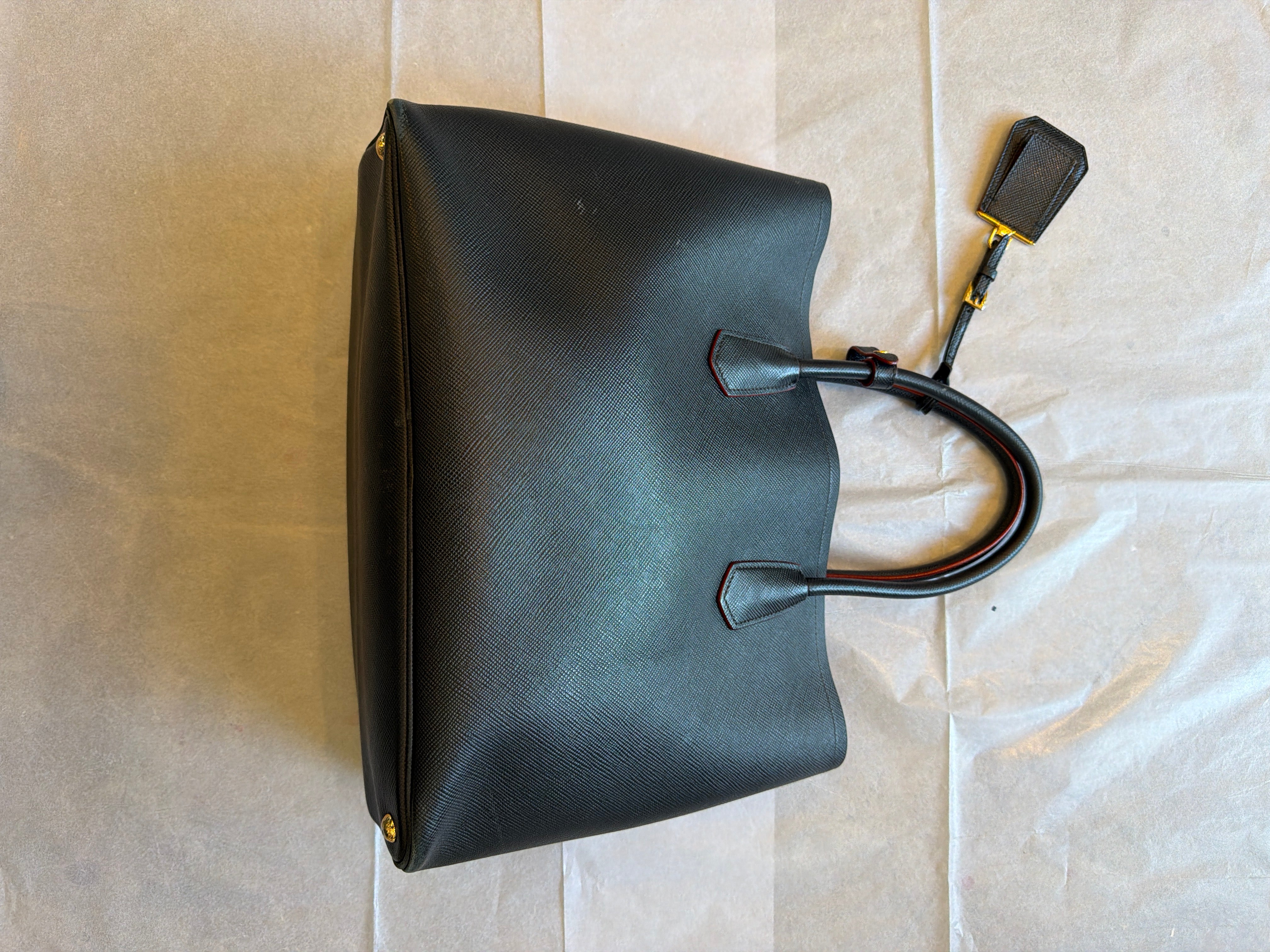 Red lined Purse