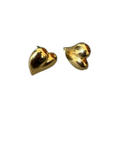 Gold Heart Earrings