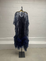Gown with Feathers