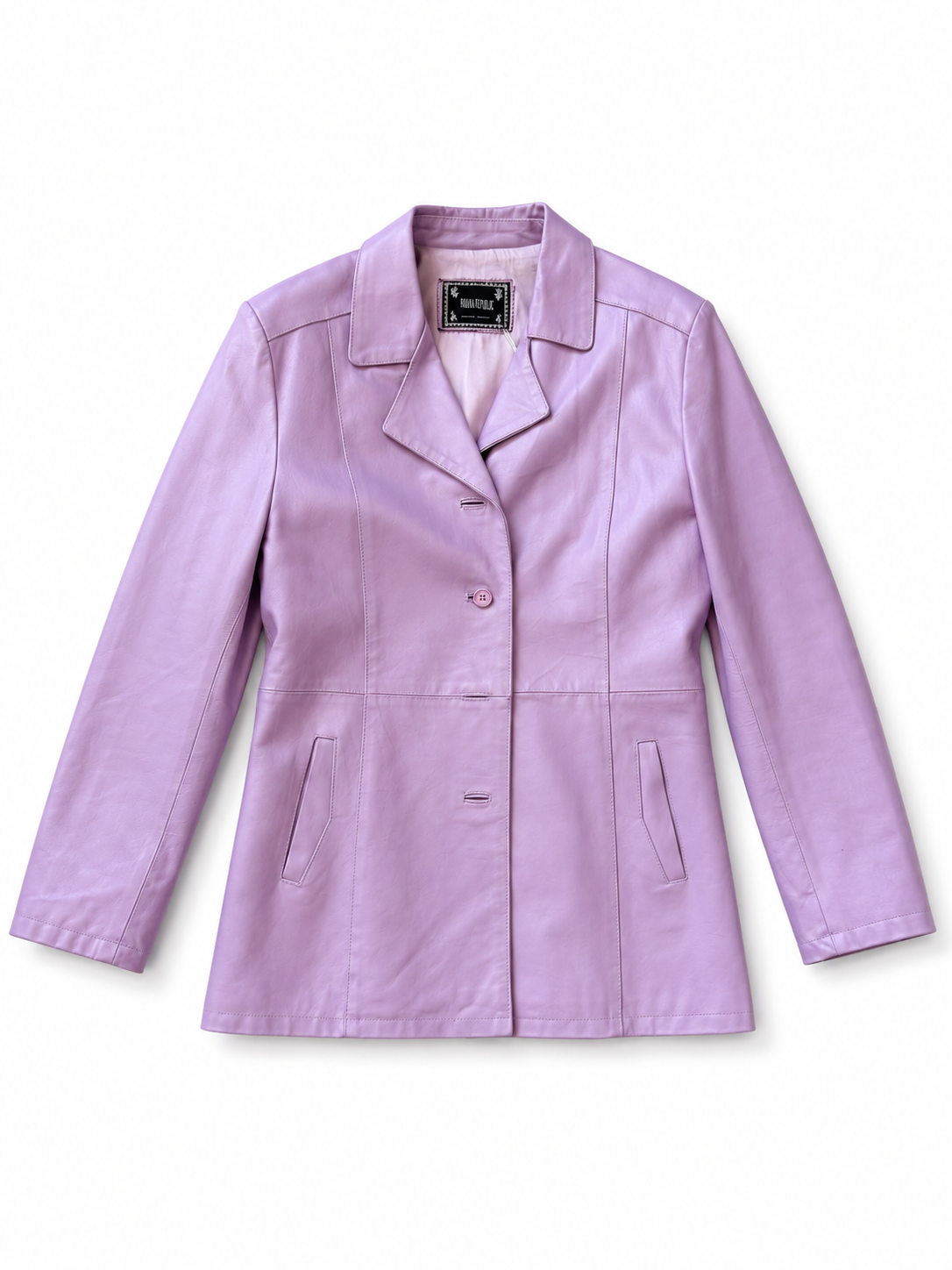 Lilac Leather Jacket