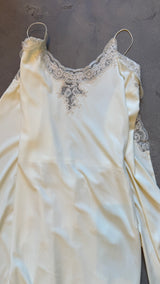 Cream Silk Gown
