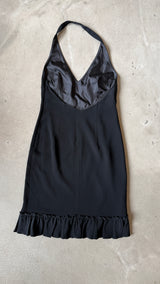 Vintage Black Halter Dress