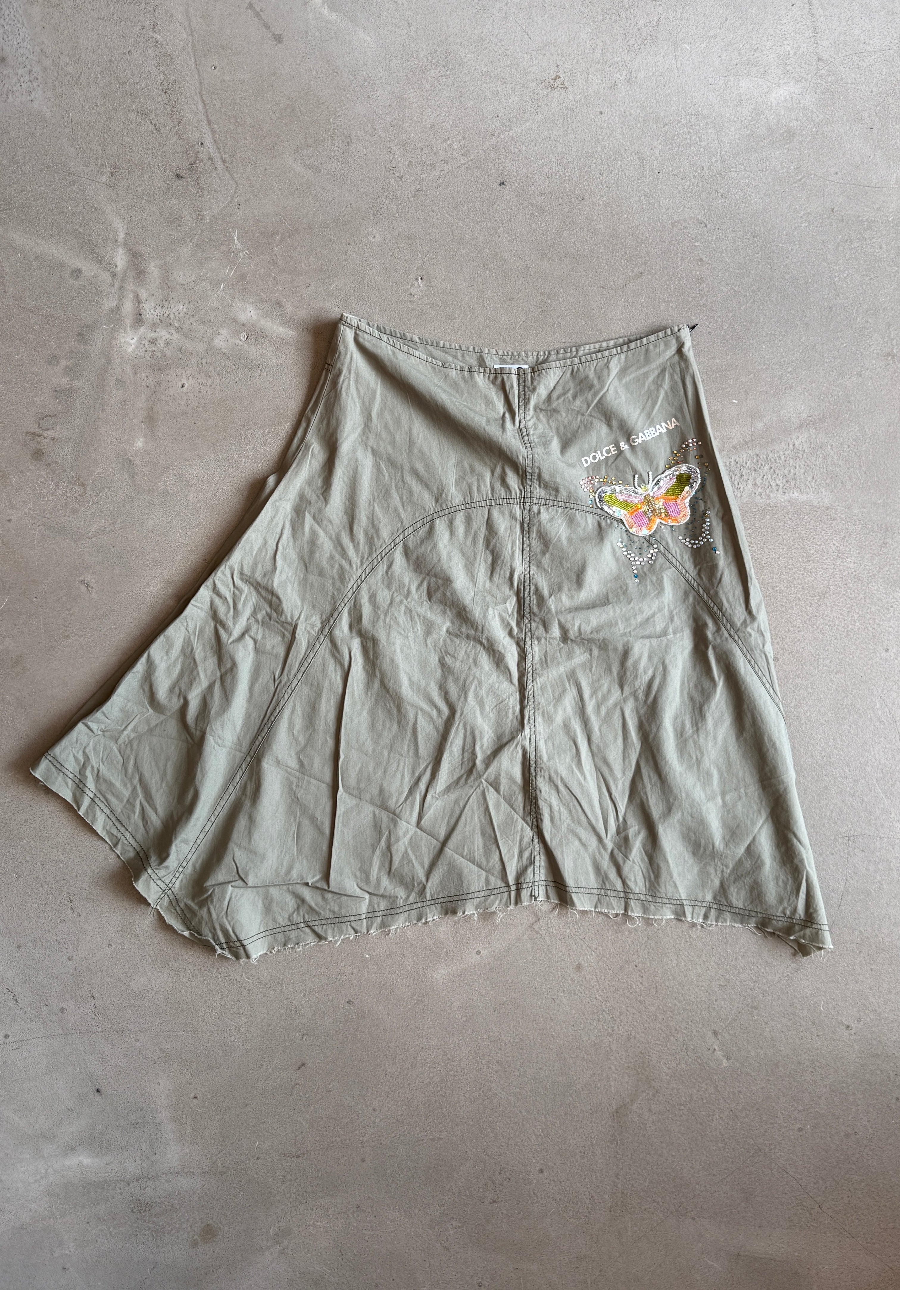 Sage Butterfly Skirt