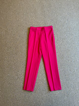 Hot Pink Straight-Leg Pants