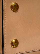 Tan and Black City Steamer MM Gold Hardware