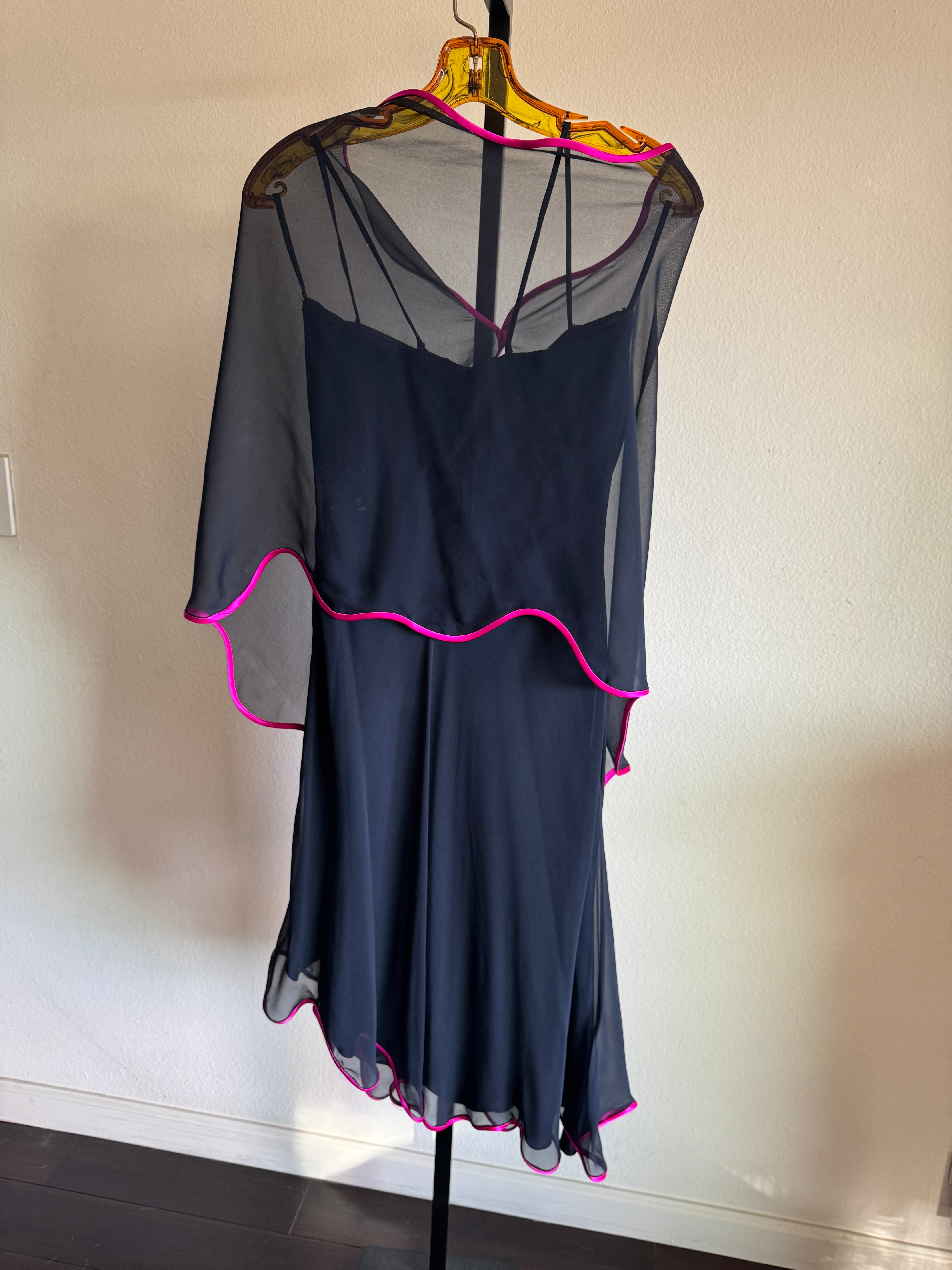 Mini Dress with Shawl