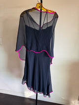 Mini Dress with Shawl