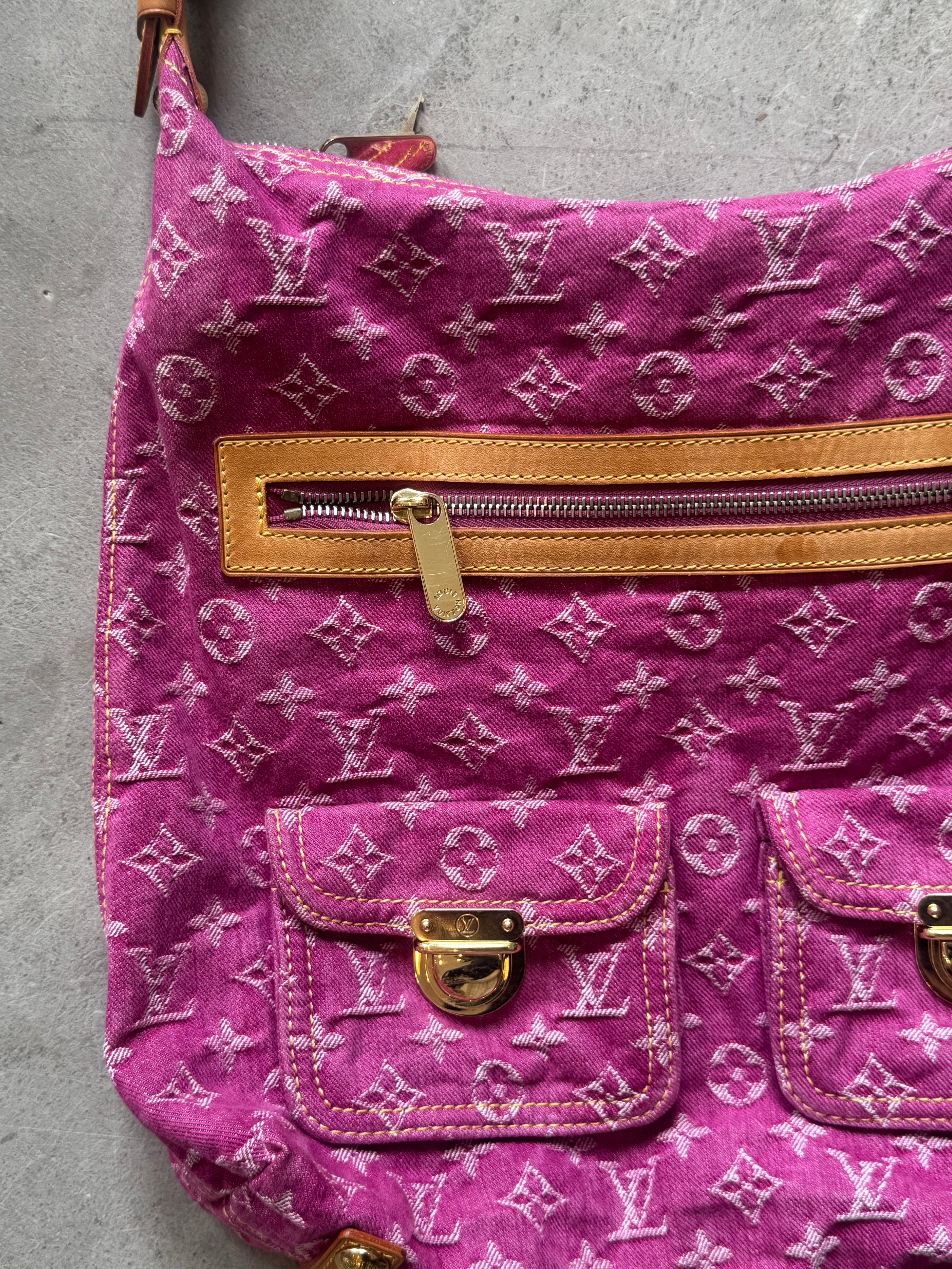 Monogram Denim Baggy GM