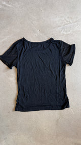 Mesh Sleeve T-shirt