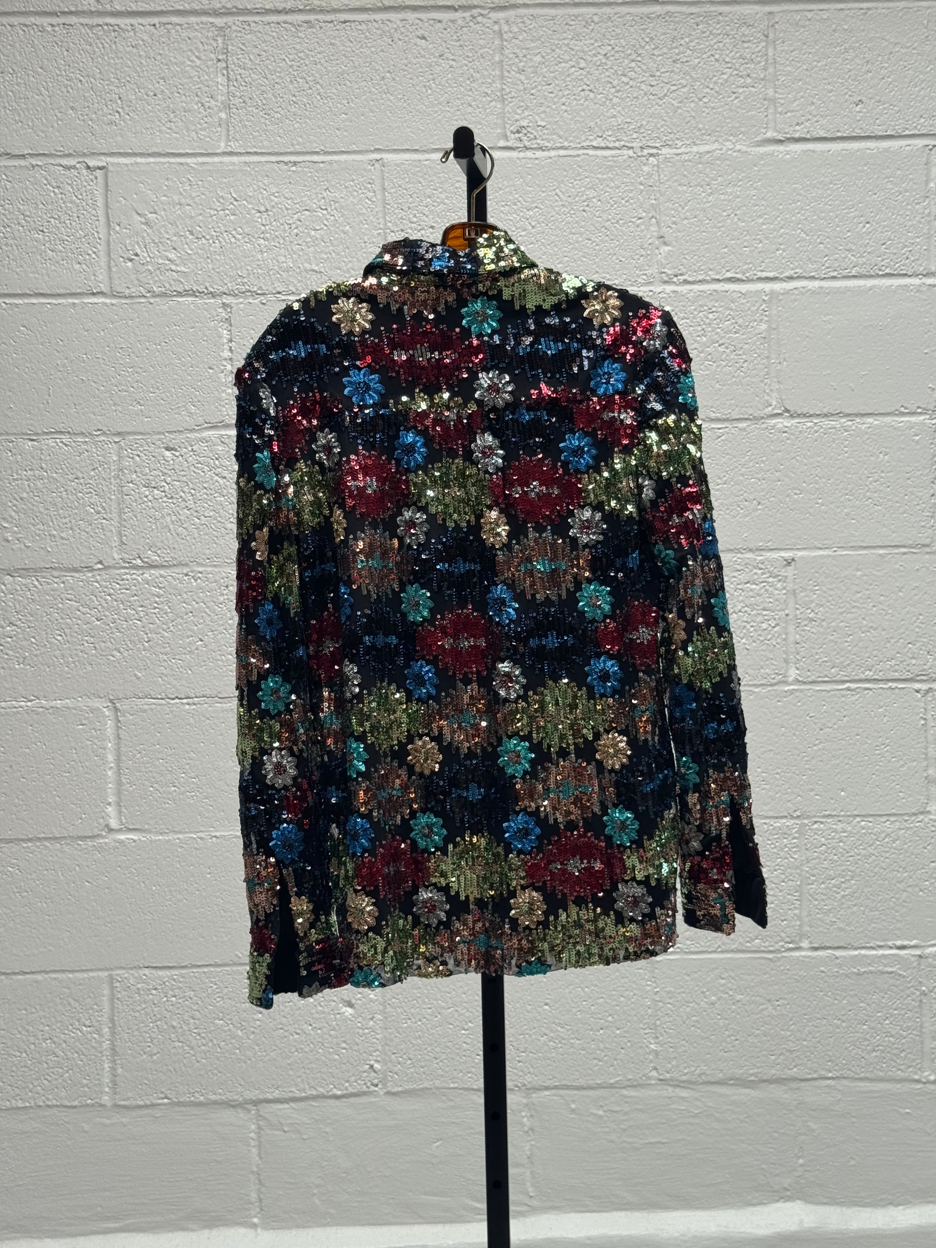 Sequins Jacket and Pant Set