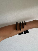 Black Metal Stack Bracelet