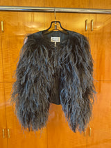 Glitter Ostrich vest