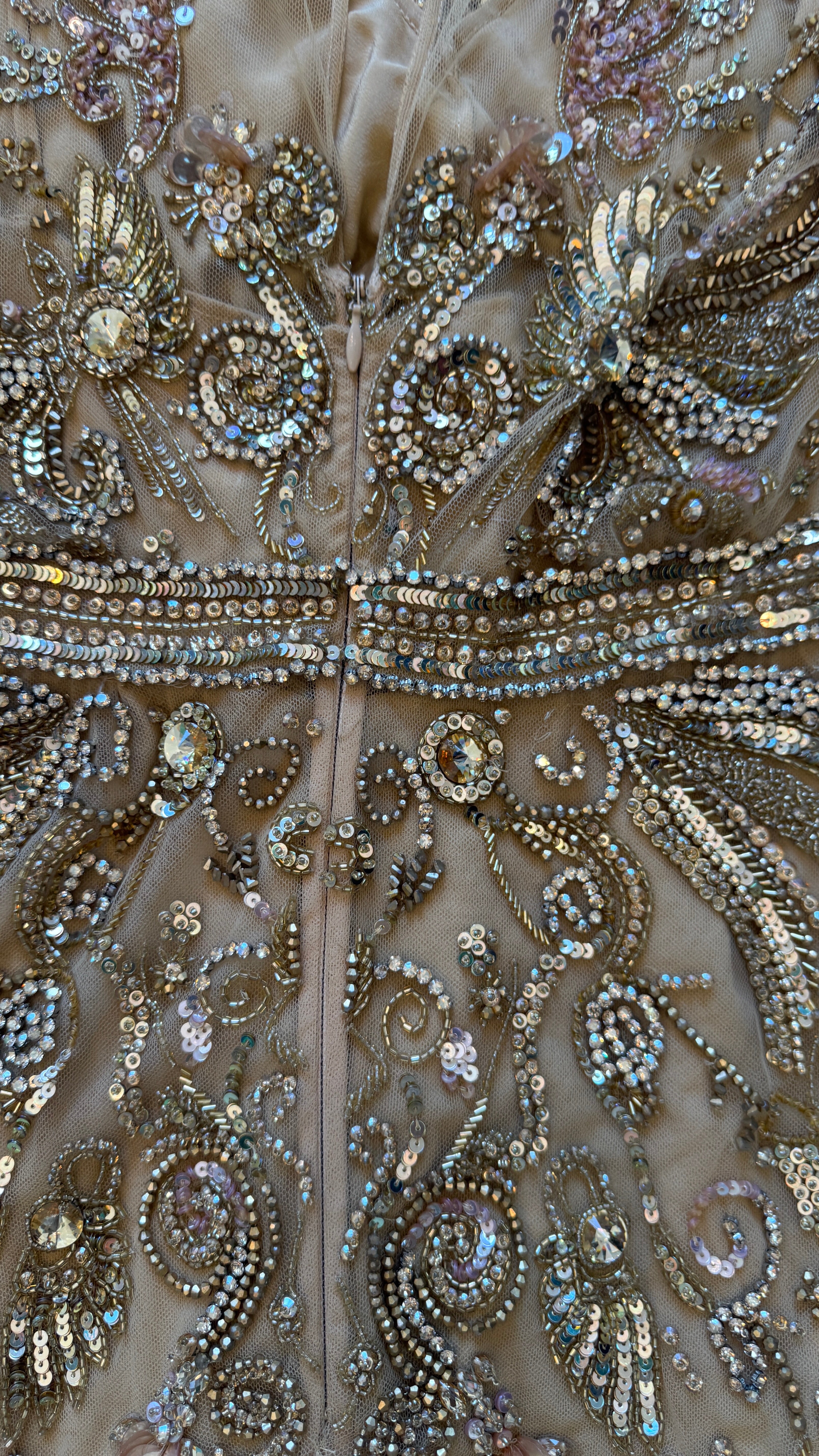 Gold Embellished Gown