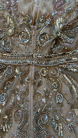 Gold Embellished Gown