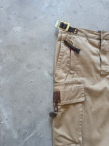 Vintage Runway Utility Skirt with Zips and Bone