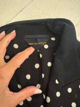 Vintage Comme des Garçons Polka Dot Chiffon Vest Blouse c. 1990s