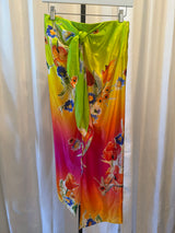 Purple Label Colorful Silk Dress