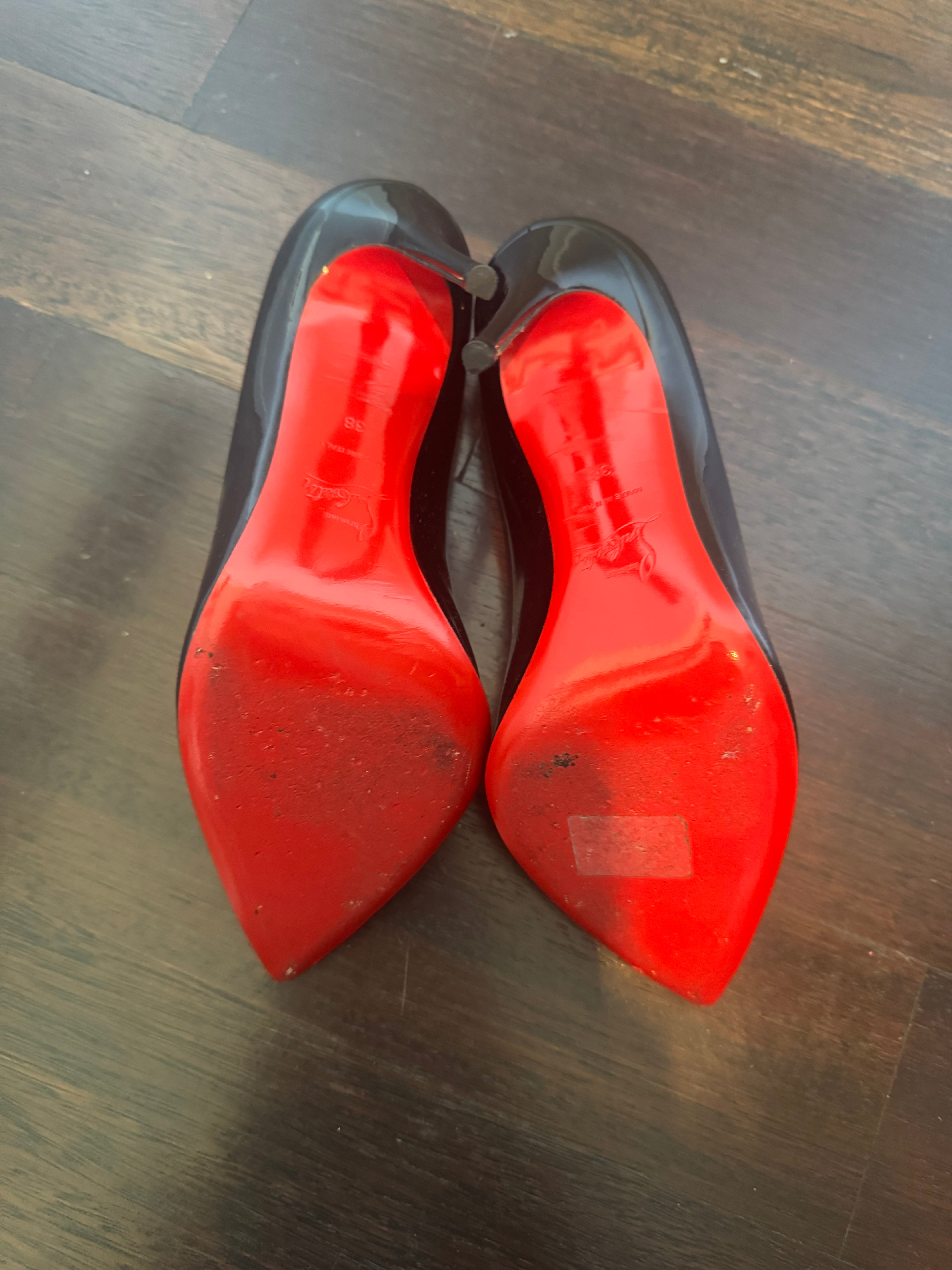 Black Patent Leather Heels