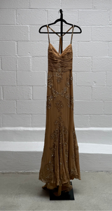Stunning 1990's Gown with Beaded Detailing
