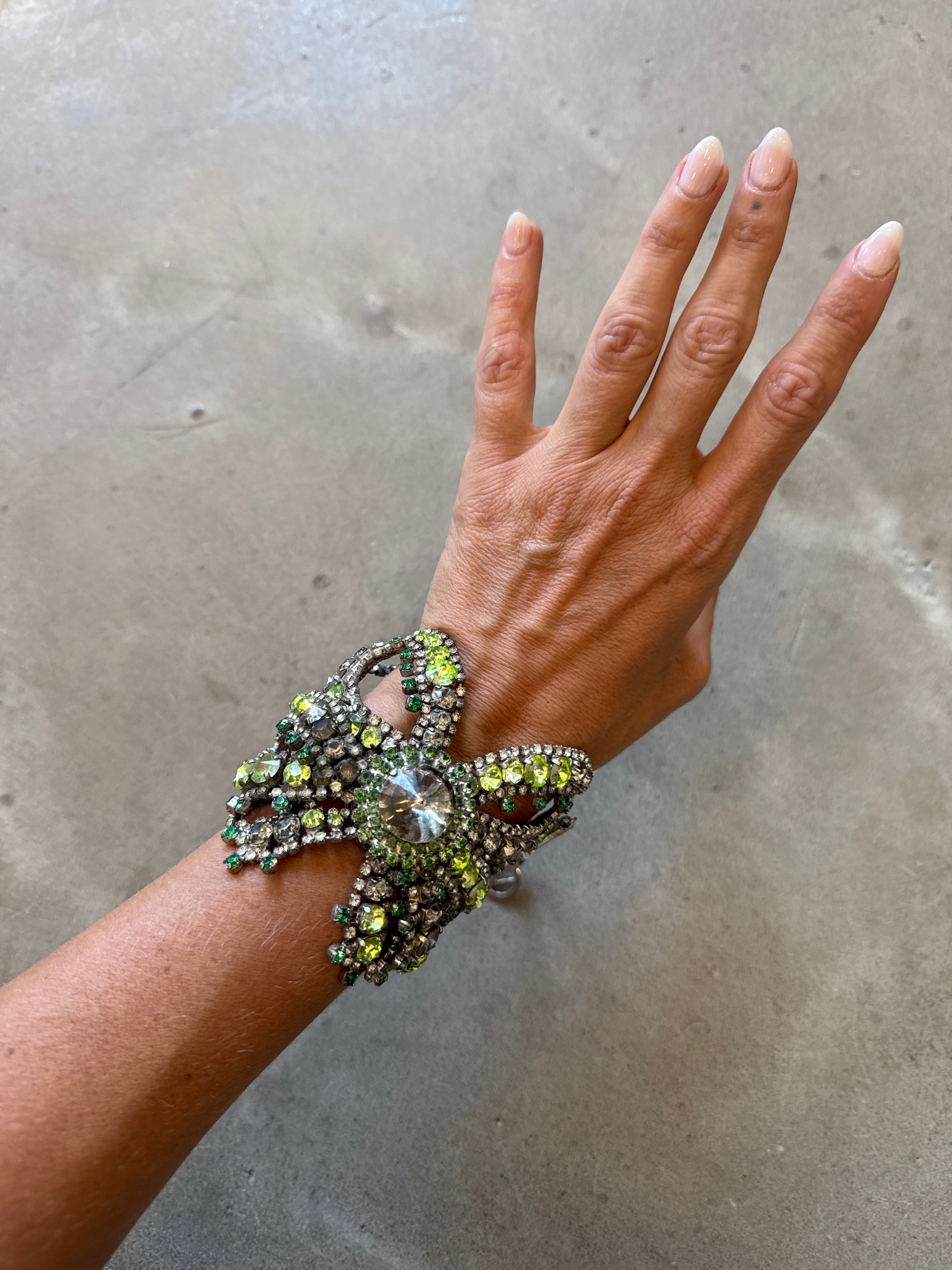 Floral Crystal Bracelet