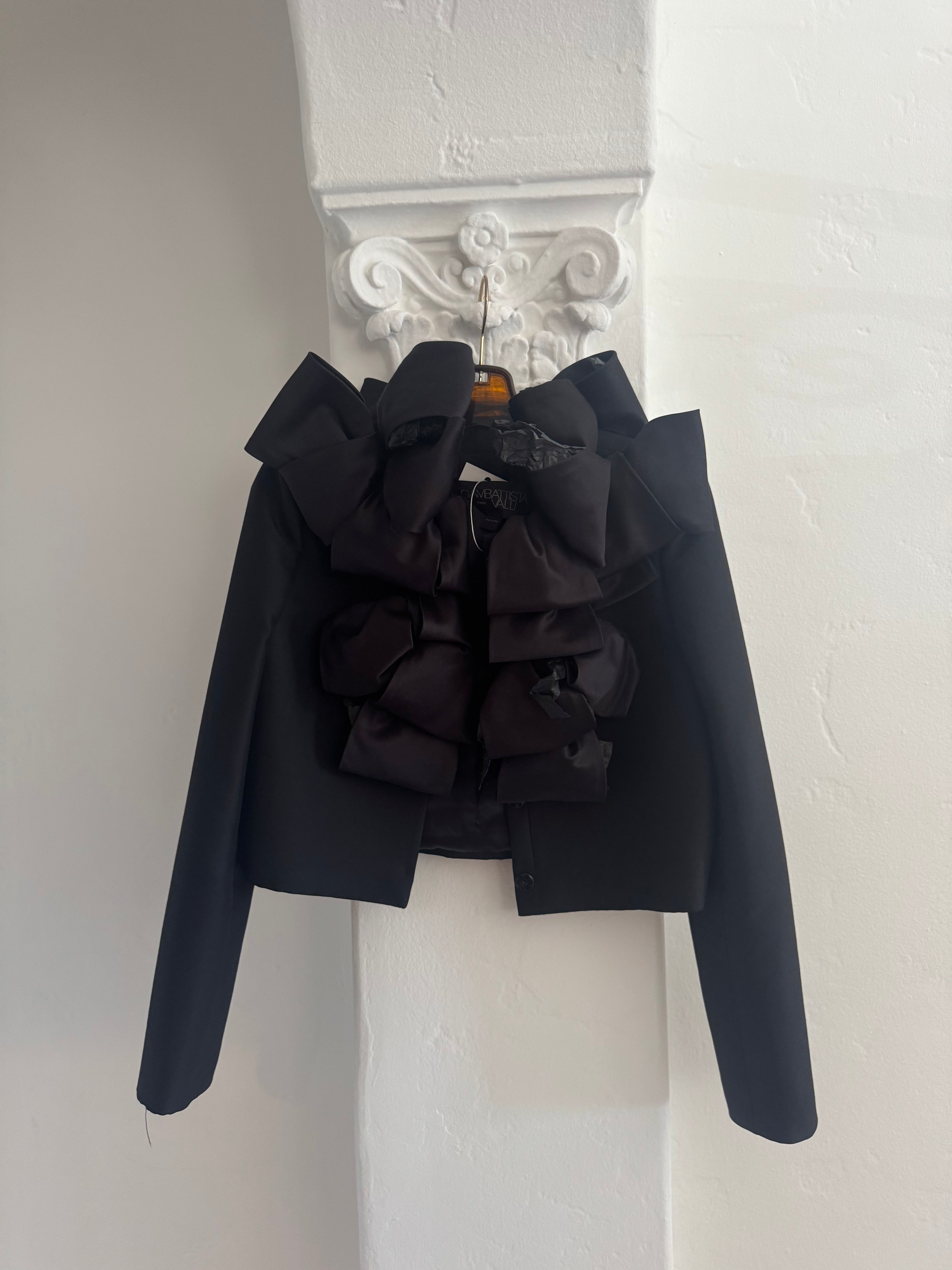 Black Satin Couture Jacket
