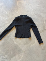 Metallic Zip Jacket