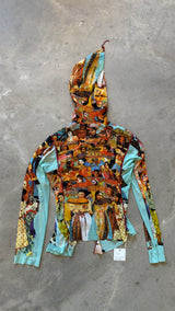 Vintage 2003 Mesh Hooded Top