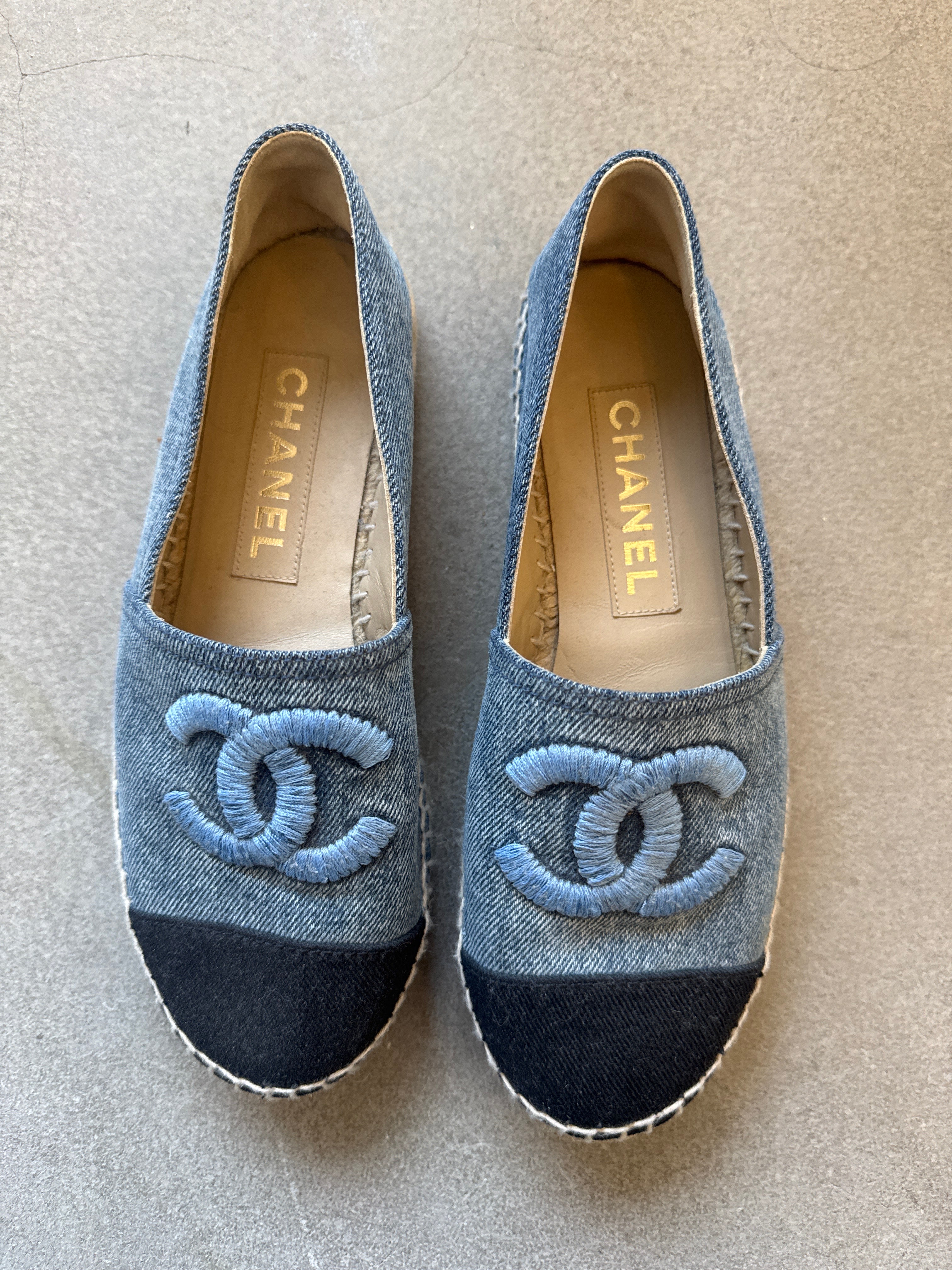 Blue Denim Espadrilles