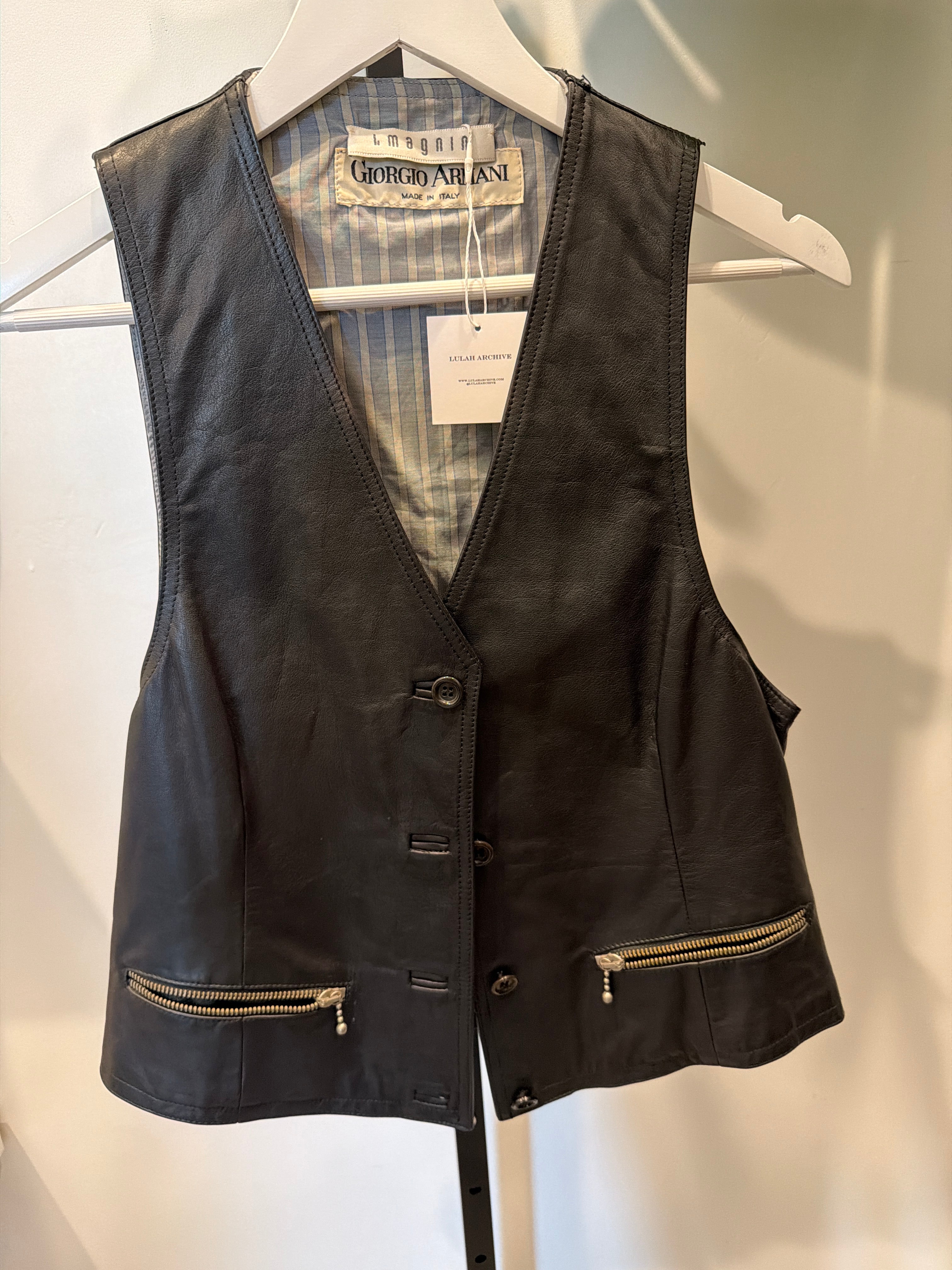 Vintage Leather Vest