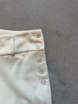 Vintage Cream Wool Pants