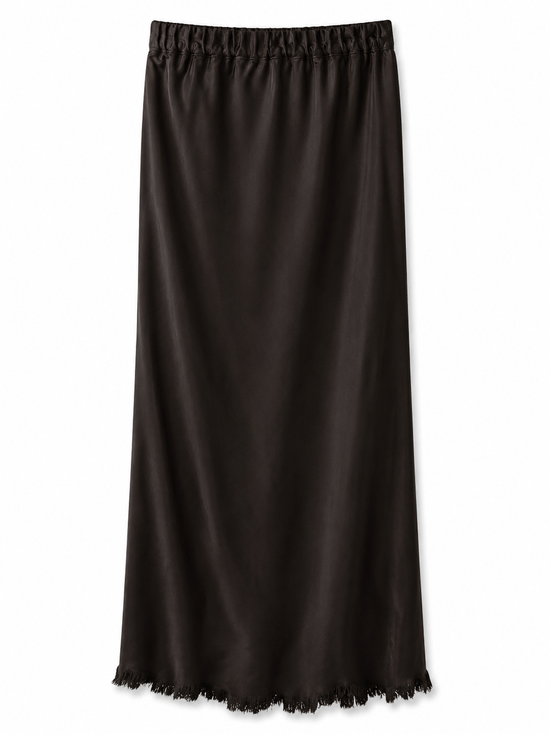 Brown Silk Skirt