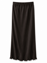 Brown Silk Skirt