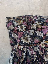 Blue Purple Floral Dress