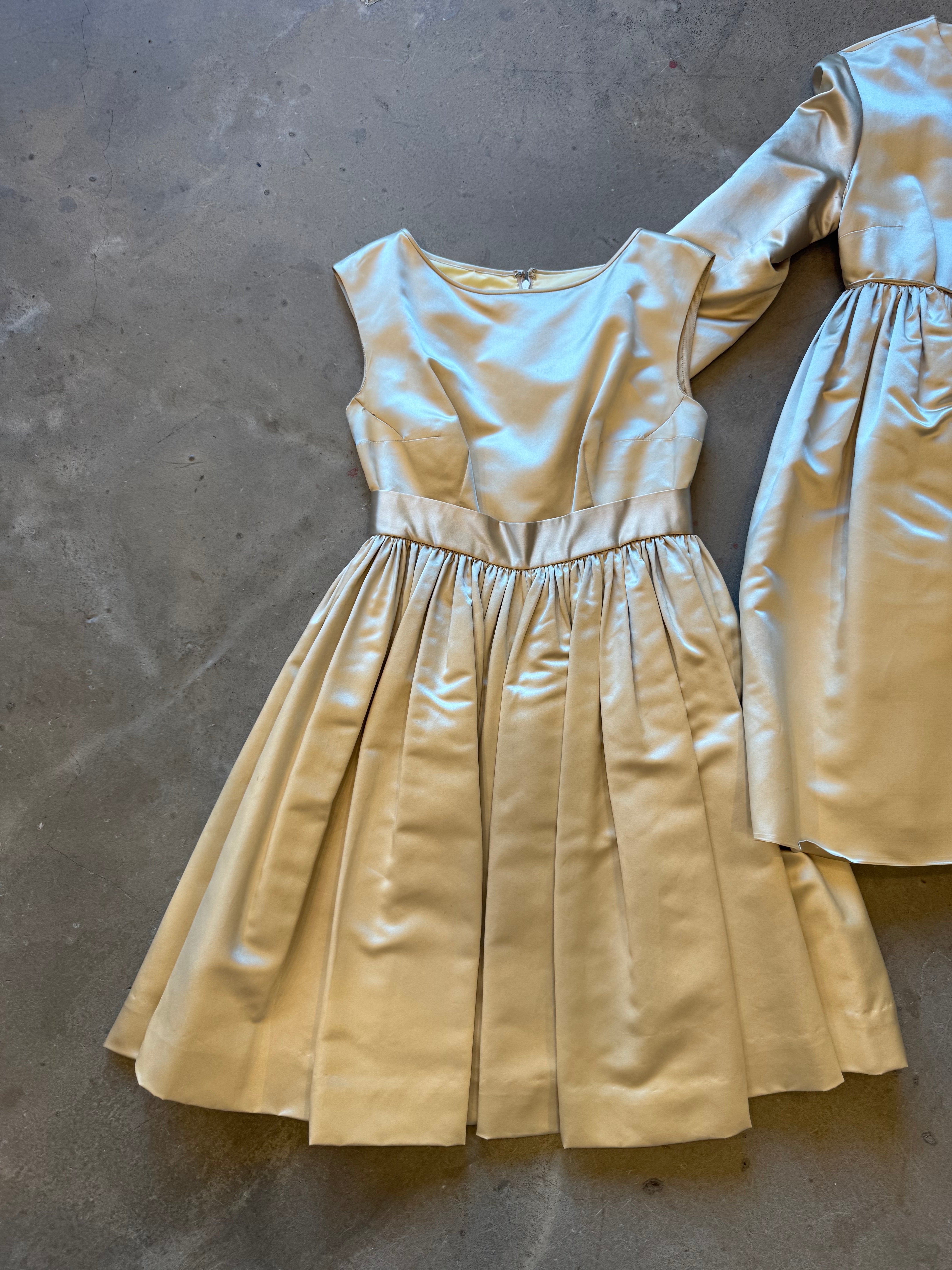 Silk Dress and Jacket Cocktail Set