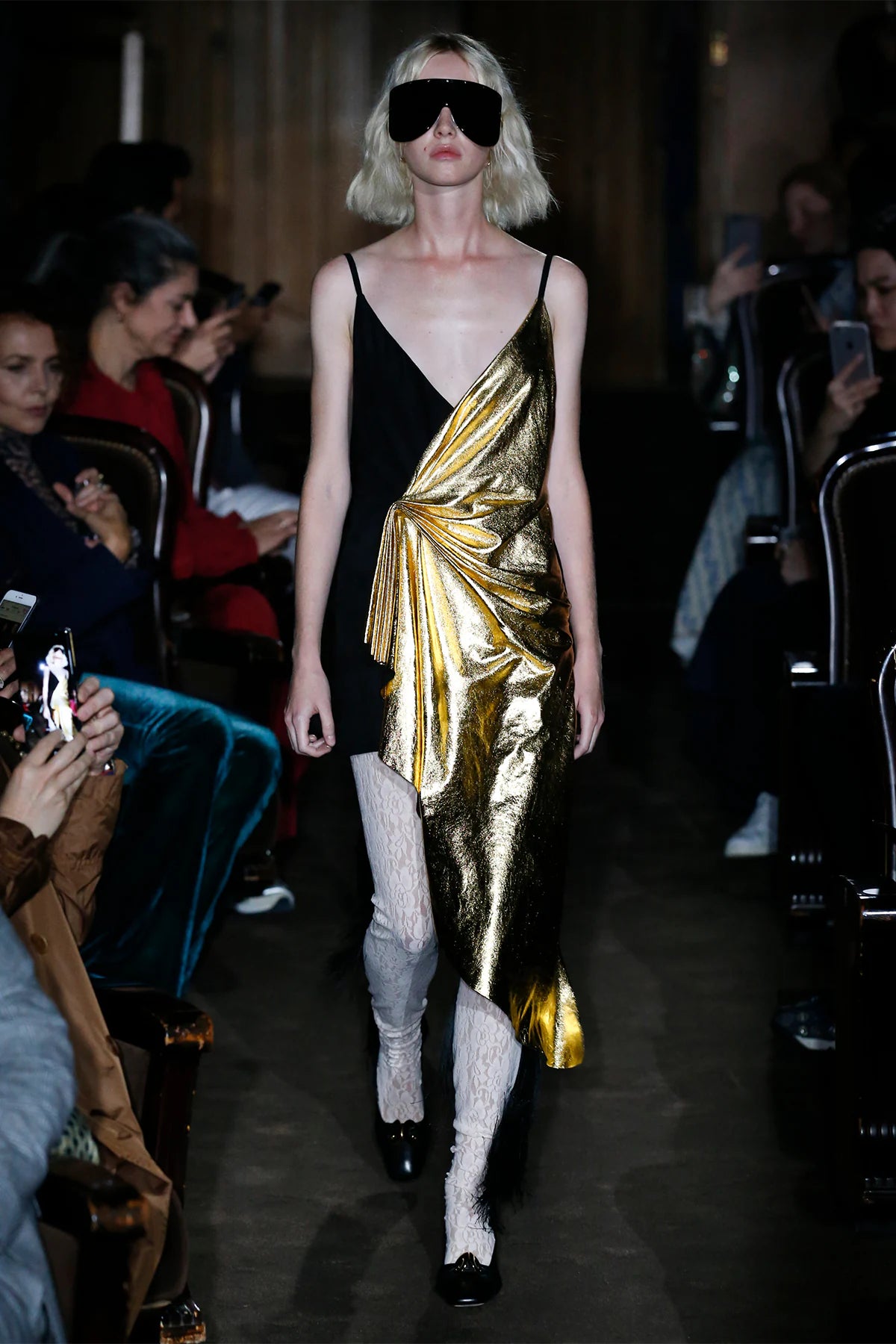 Gold and Black Bodysuit ss2019