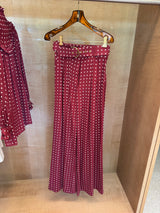 Silk Polka Dot Set