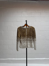 Metallic and Cream Fully Embellished Top